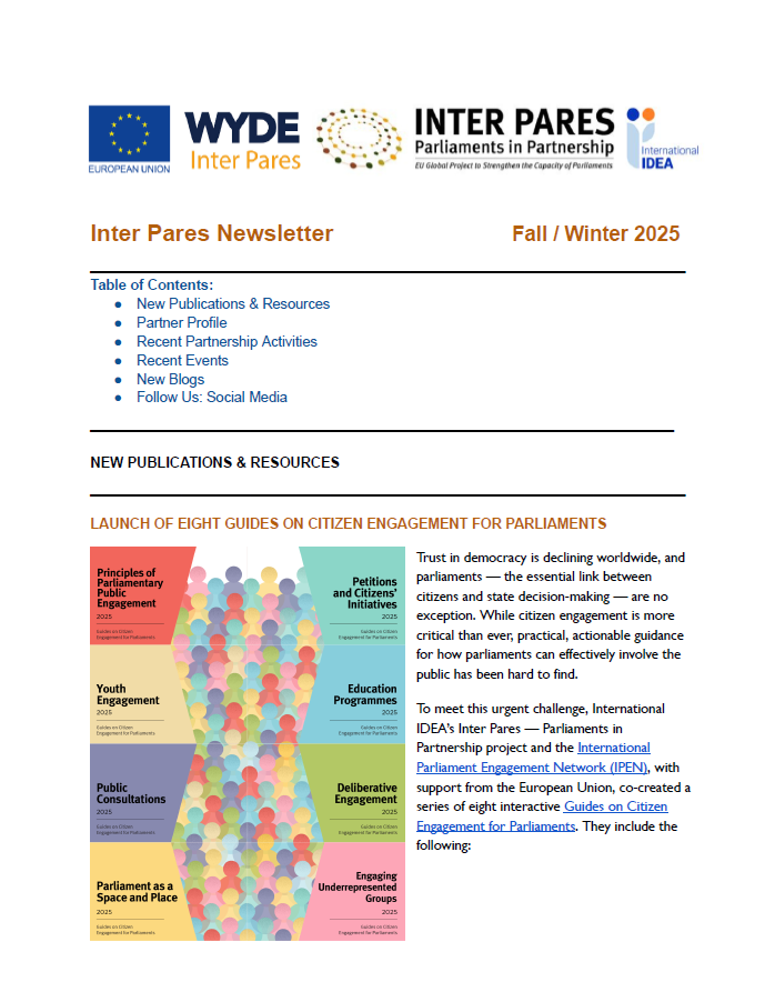 Inter Pares Newsletter: Fall and Winter 2025