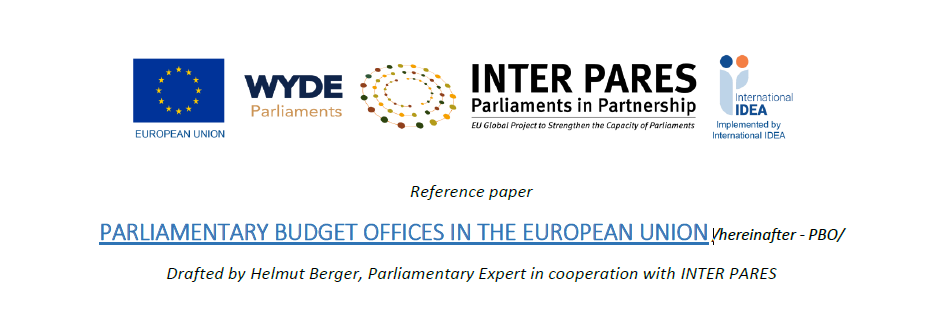 Reference paper: Parliamentary Budget Offices in the European Union