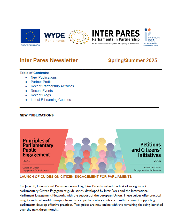 Inter Pares Newsletter: Spring and Summer 2025