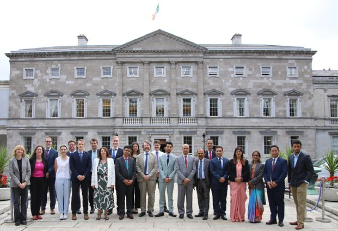 Group photo of Dublin visit 