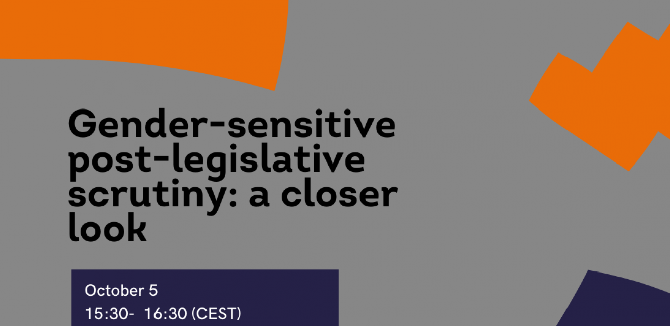 Gender-sensitive post-legislative scrutiny: a closer look | INTER PARES