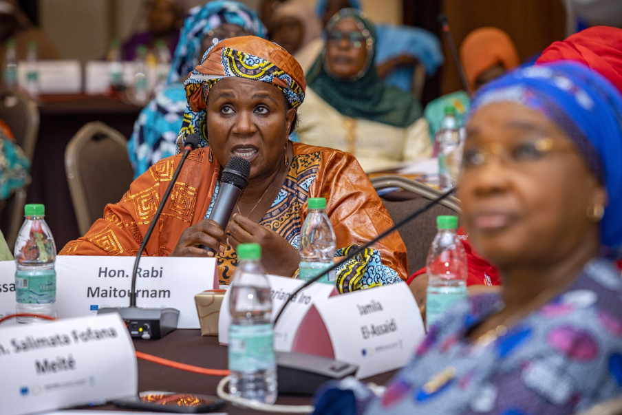 Hon. Rabi Maitournam, Chair of the Women's Parliamentary Network of Niger Hon. Rabi Maitournam, Chair of the Women's Parliamentary Network of Niger